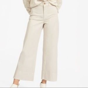 NEW wTag-EVERLANE Sand Wide Leg Crop Pants 16